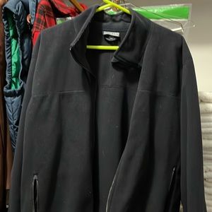 Lands End black fleece jacket